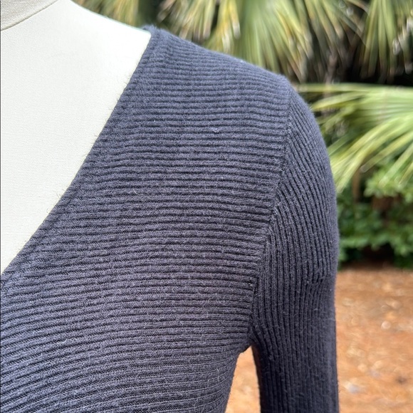 Spiritual Gangster black ribbed wrap sweater size small - Picture 6 of 6